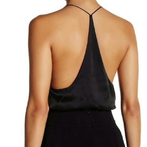Kendall +Kylie Black V-Neck Tank Top - Picture 2 of 5